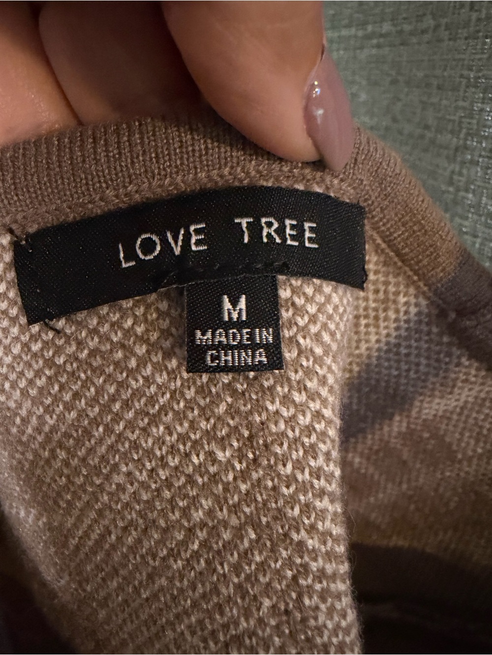SET NWT Halara Brown Button-Front Mini Skirt and NWOT Love Tree Tank Top - Picture 4 of 13